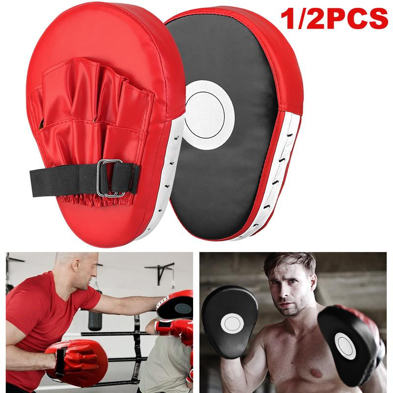 1/2PCS Boxing Mitts, Punching Focus Mitts, Training Boxing Target Pads/Gloves, Martial Arts for Youth (Thickened PU)