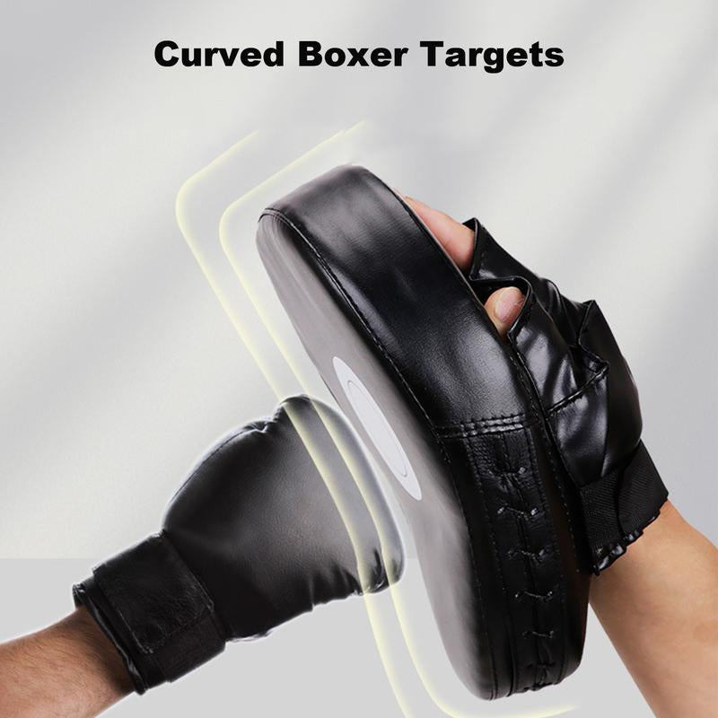 1/2PCS Boxing Mitts, Punching Focus Mitts, Training Boxing Target Pads/Gloves, Martial Arts for Youth (Thickened PU)