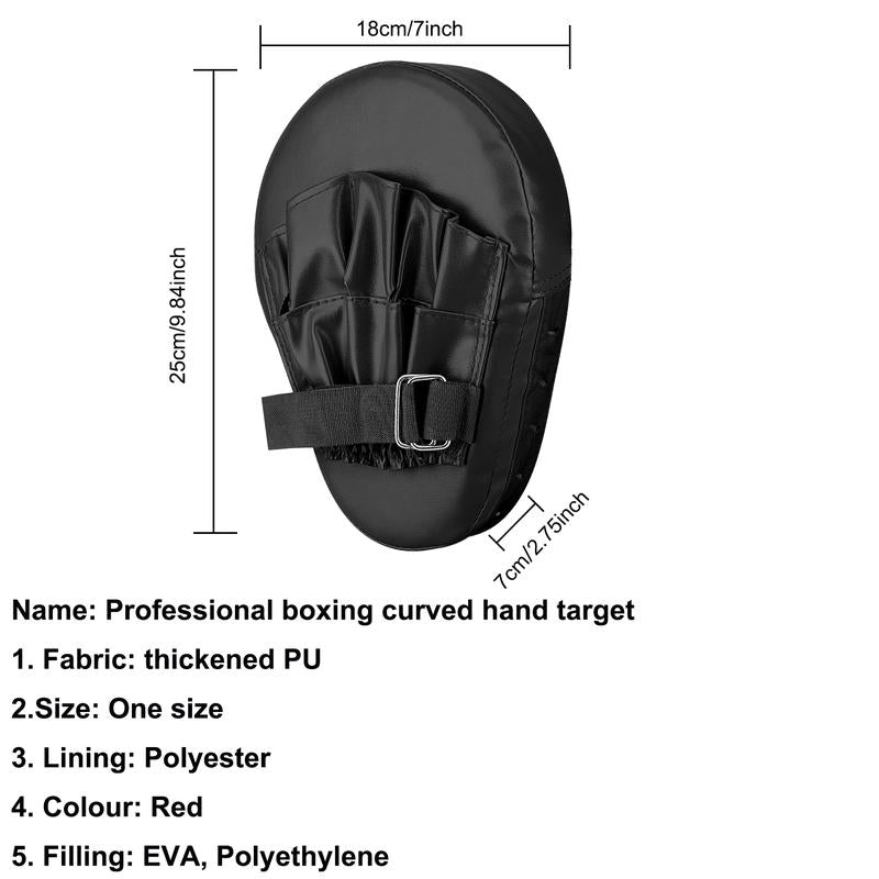 1/2PCS Boxing Mitts, Punching Focus Mitts, Training Boxing Target Pads/Gloves, Martial Arts for Youth (Thickened PU)