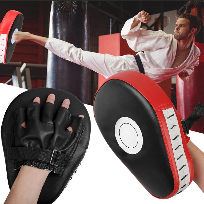 1/2PCS Boxing Mitts, Punching Focus Mitts, Training Boxing Target Pads/Gloves, Martial Arts for Youth (Thickened PU)