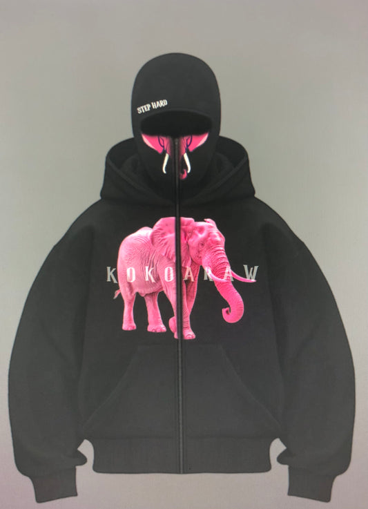 Prepárate para destacar con nuestra chaqueta Drill de KOKOARAW.STUDIOS , una prenda versátil que combina con la comodidad, durabilidad e ir pisando fuerte como elefante a donde vayas.