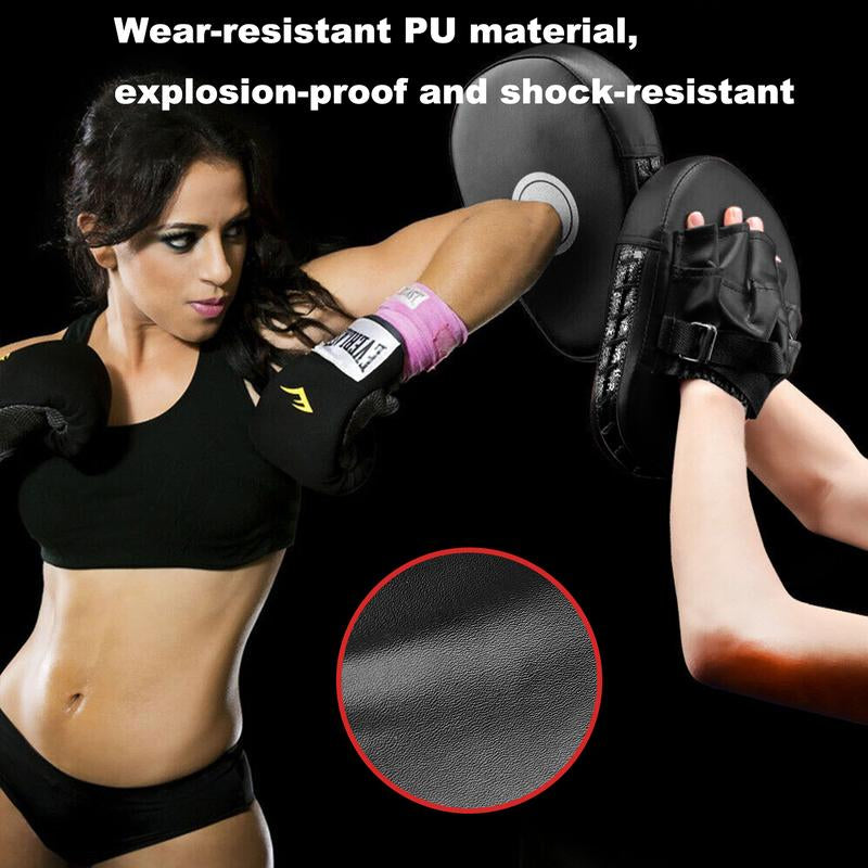 1/2PCS Boxing Mitts, Punching Focus Mitts, Training Boxing Target Pads/Gloves, Martial Arts for Youth (Thickened PU)